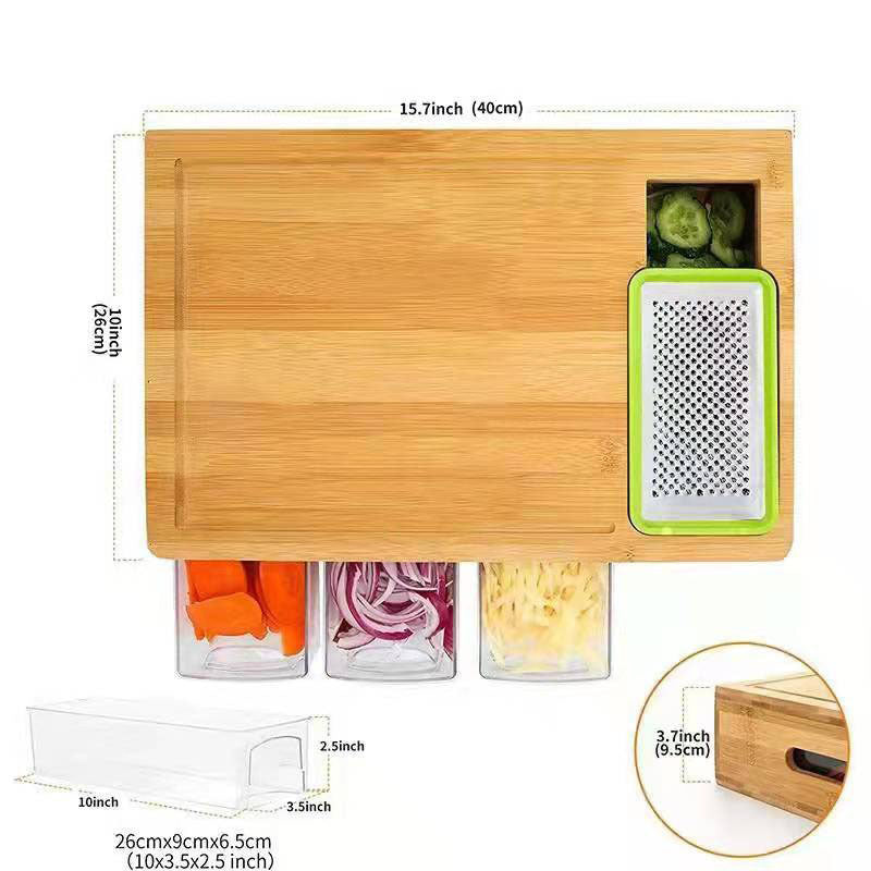 Transform Your Kitchen with the Bamboo Multifunctional Cutting Board