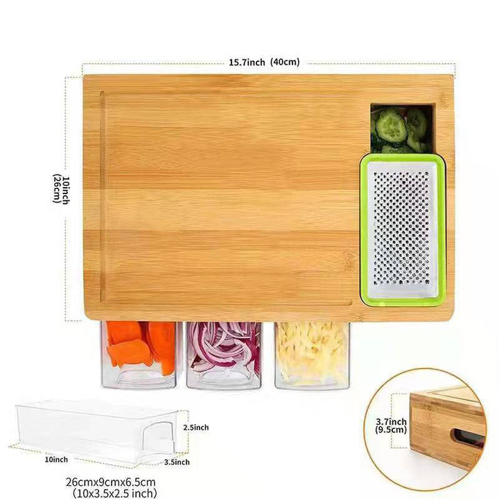 Transform Your Kitchen with the Bamboo Multifunctional Cutting Board